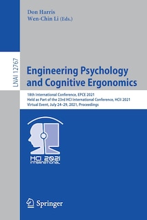 Couverture_Engineering Psychology and Cognitive Ergonomics