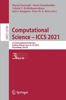 Front cover_Computational Science - ICCS 2021