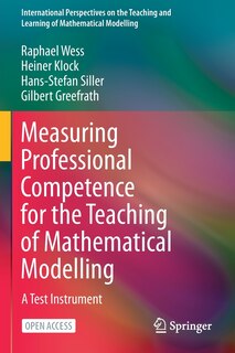 Front cover_Measuring Professional Competence for the Teaching of Mathematical Modelling