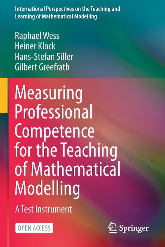 Front cover_Measuring Professional Competence for the Teaching of Mathematical Modelling