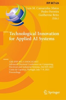 Front cover_Technological Innovation for Applied AI Systems