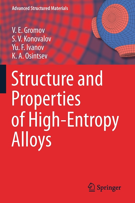 Front cover_Structure and Properties of High-Entropy Alloys