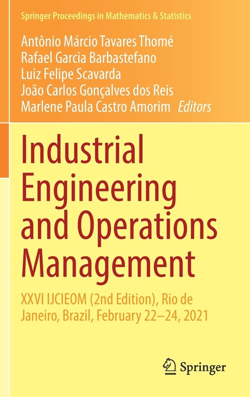 Couverture_Industrial Engineering And Operations Management