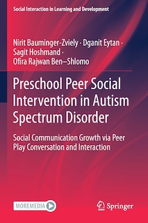 Front cover_Preschool Peer Social Intervention in Autism Spectrum Disorder