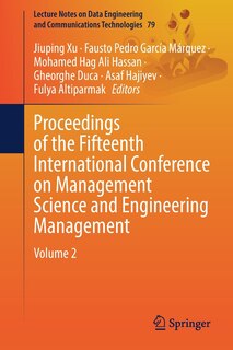 Couverture_Proceedings Of The Fifteenth International Conference On Management Science And Engineering Management
