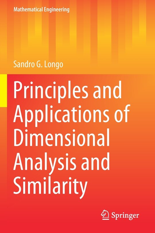 Front cover_Principles and Applications of Dimensional Analysis and Similarity
