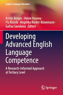 Front cover_Developing Advanced English Language Competence