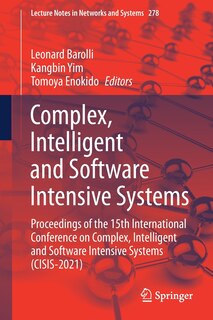 Front cover_Complex, Intelligent and Software Intensive Systems