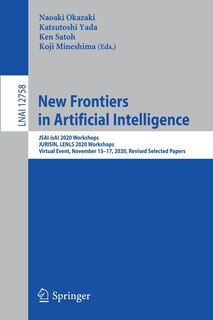 Front cover_New Frontiers in Artificial Intelligence