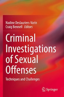 Front cover_Criminal Investigations of Sexual Offenses