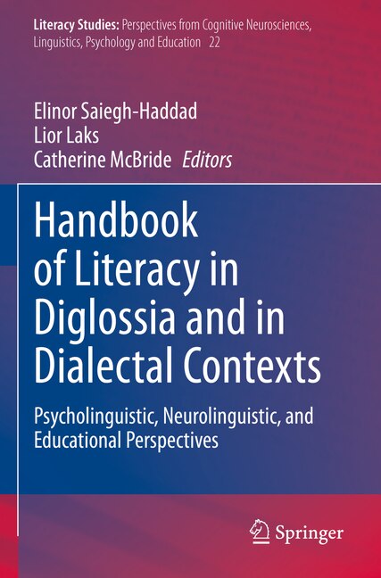 Couverture_Handbook of Literacy in Diglossia and in Dialectal Contexts