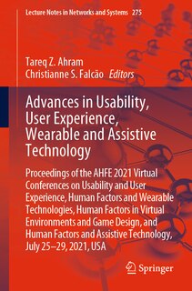 Front cover_Advances in Usability, User Experience, Wearable and Assistive Technology