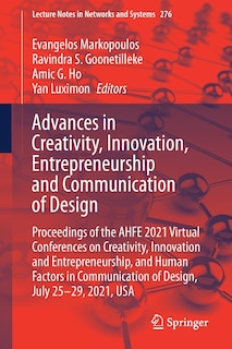 Couverture_Advances in Creativity, Innovation, Entrepreneurship and Communication of Design