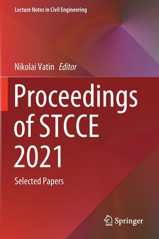 Front cover_Proceedings of Stcce 2021