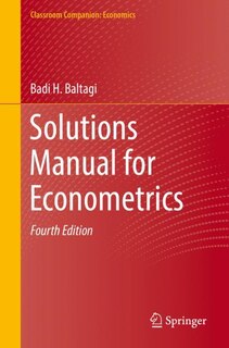 Couverture_Solutions Manual For Econometrics
