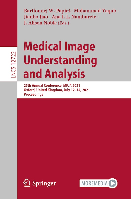 Front cover_Medical Image Understanding And Analysis