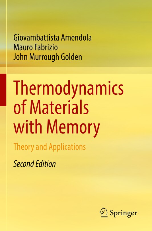Front cover_Thermodynamics of Materials with Memory