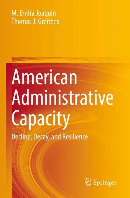 Front cover_American Administrative Capacity