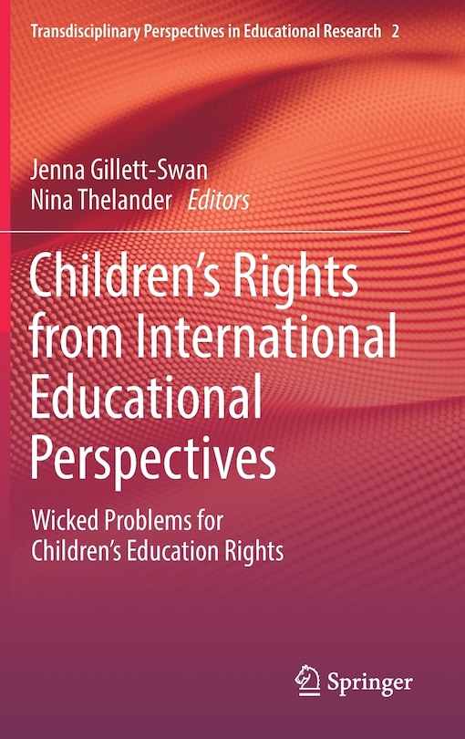 Front cover_Children's Rights From International Educational Perspectives