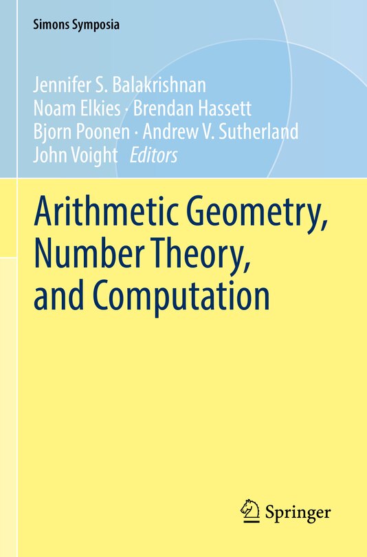 Front cover_Arithmetic Geometry, Number Theory, and Computation
