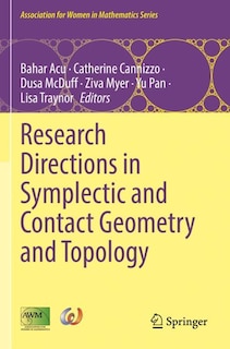 Front cover_Research Directions in Symplectic and Contact Geometry and Topology