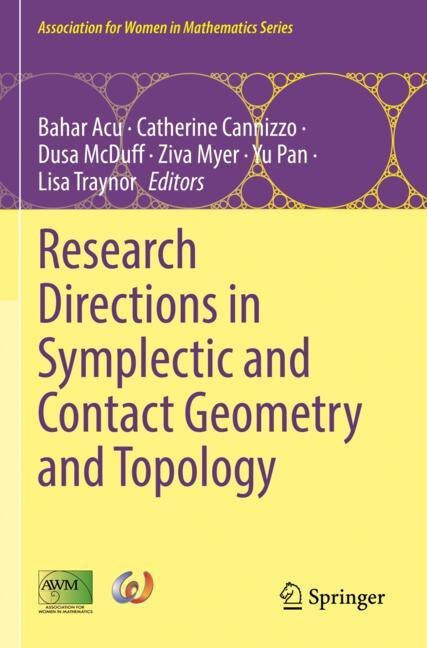 Front cover_Research Directions in Symplectic and Contact Geometry and Topology