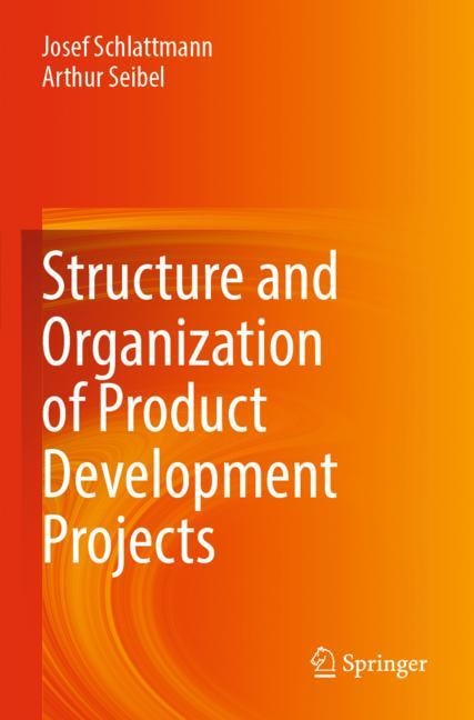 Couverture_Structure and Organization of Product Development Projects