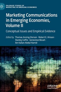 Front cover_Marketing Communications In Emerging Economies, Volume Ii