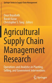Front cover_Agricultural Supply Chain Management Research