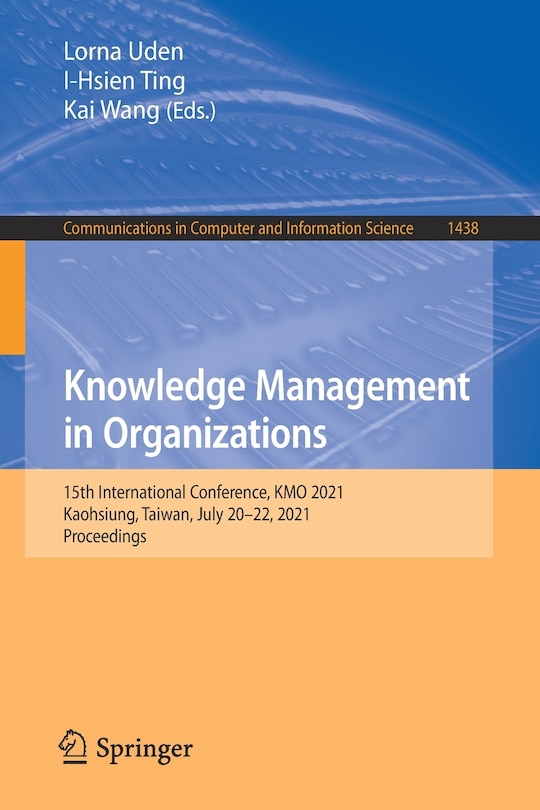 Front cover_Knowledge Management In Organizations