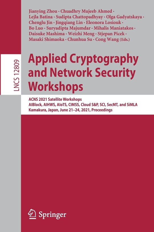 Front cover_Applied Cryptography And Network Security Workshops