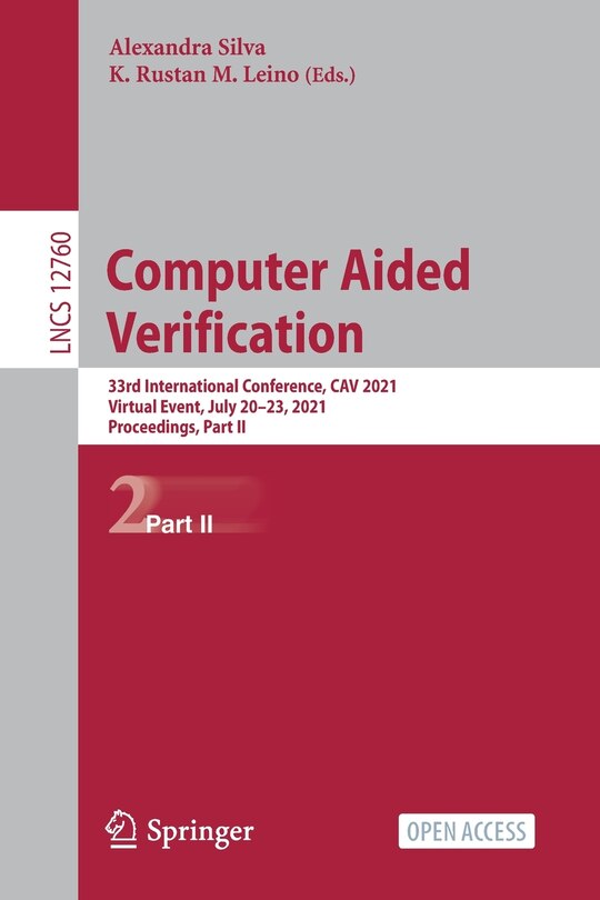 Front cover_Computer Aided Verification