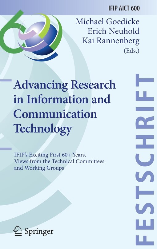 Front cover_Advancing Research In Information And Communication Technology