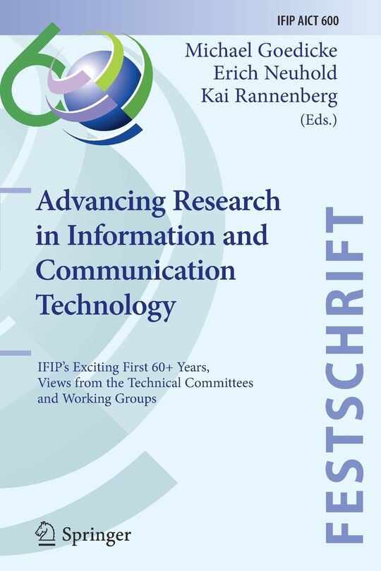 Front cover_Advancing Research in Information and Communication Technology