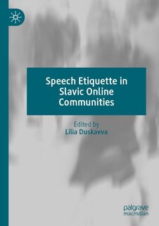 Front cover_Speech Etiquette in Slavic Online Communities