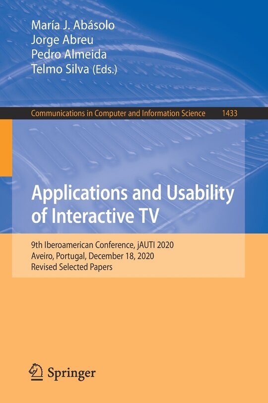 Couverture_Applications and Usability of Interactive TV