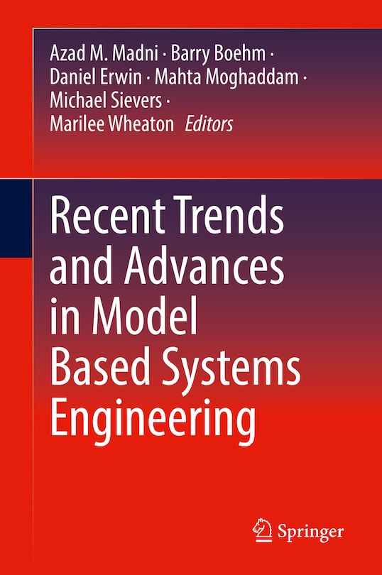 Front cover_Recent Trends And Advances In Model Based Systems Engineering