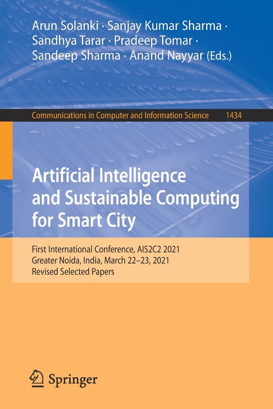 Front cover_Artificial Intelligence and Sustainable Computing for Smart City