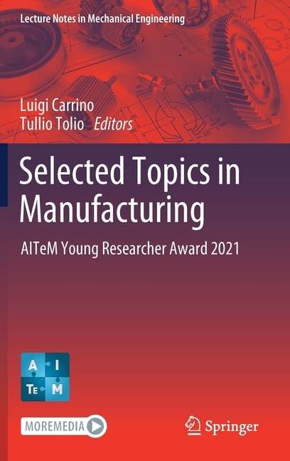 Couverture_Selected Topics In Manufacturing