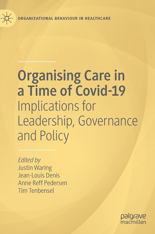 Couverture_Organising Care In A Time Of Covid-19