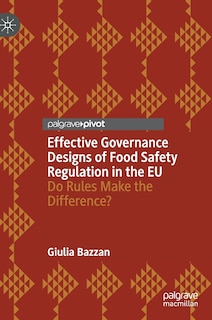 Couverture_Effective Governance Designs Of Food Safety Regulation In The Eu
