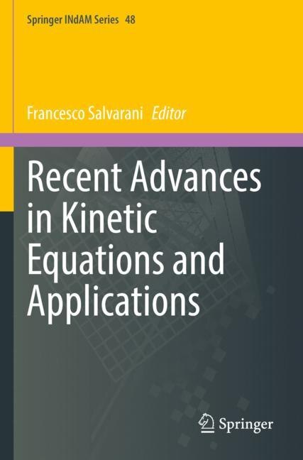 Couverture_Recent Advances in Kinetic Equations and Applications