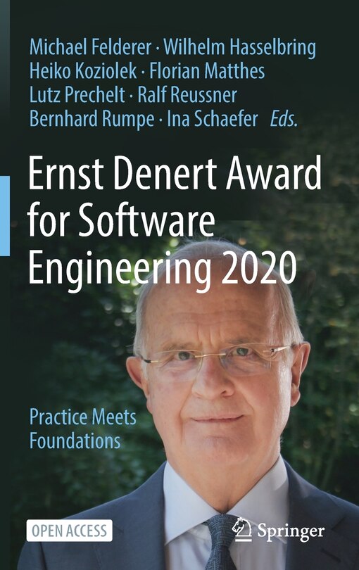 Couverture_Ernst Denert Award For Software Engineering 2020