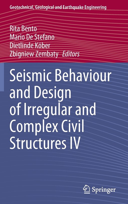 Couverture_Seismic Behaviour And Design Of Irregular And Complex Civil Structures Iv