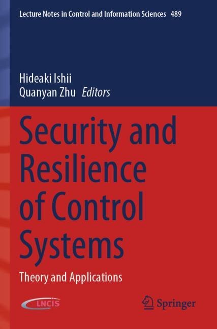 Front cover_Security and Resilience of Control Systems