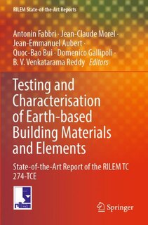 Front cover_Testing and Characterisation of Earth-based Building Materials and Elements