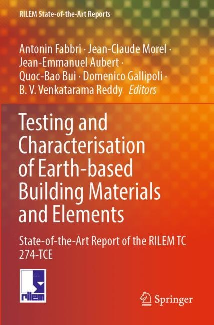 Front cover_Testing and Characterisation of Earth-based Building Materials and Elements