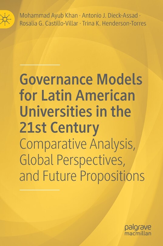Couverture_Governance Models For Latin American Universities In The 21st Century