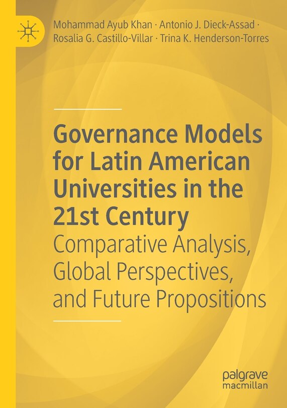 Couverture_Governance Models for Latin American Universities in the 21st Century