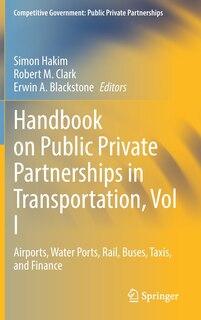 Front cover_Handbook on Public Private Partnerships in Transportation, Vol I